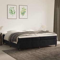 Vidaxl - Cadre de Lit Noir 200x200 cm Velours