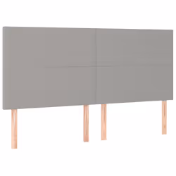 VidaXL 3116066, Gris clair, Polyester, Bois, 1800 mm, 118 cm, 128 cm, 50 mm