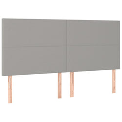 VidaXL 3116066 tête de lit et pied de lit Gris clair