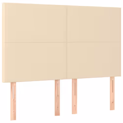 VidaXL 3116071, Crème, Polyester, Bois, 1800 mm, 118 cm, 128 cm, 50 mm