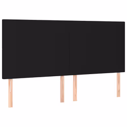 VidaXL 3116076, Noir, Polyester, Bois, 2000 mm, 118 cm, 128 cm, 50 mm