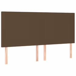 VidaXL 3116077, Marron foncé, Polyester, Bois, 2000 mm, 118 cm, 128 cm, 50 mm
