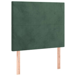 VidaXL 3116085 tête de lit et pied de lit Vert foncé