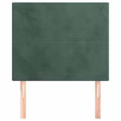 VidaXL 3116085 tête de lit et pied de lit Vert foncé