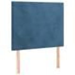 vidaXL Têtes de lit 2 pcs Bleu foncé 80x5x78/88 cm Velours