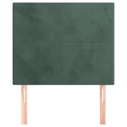 VidaXL 3116097 tête de lit et pied de lit Vert foncé