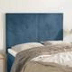 vidaXL Têtes de lit 4 pcs Bleu foncé 72x5x78/88 cm Velours