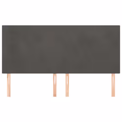 VidaXL 3116107 tête de lit et pied de lit Gris foncé