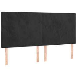 VidaXL 3116108 tête de lit et pied de lit Noir
