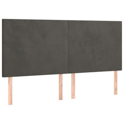 VidaXL 3116113 tête de lit et pied de lit Gris foncé