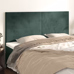 VidaXL 3116115 tête de lit et pied de lit Vert foncé