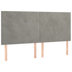 VidaXL 3116118 tête de lit et pied de lit Gris clair
