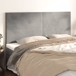 VidaXL 3116118 tête de lit et pied de lit Gris clair