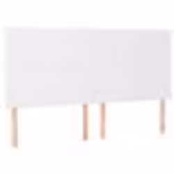 vidaXL Têtes de lit 4 pcs Blanc 80x5x78/88 cm Similicuir