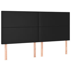 VidaXL 3116154 tête de lit et pied de lit Noir