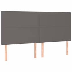 VidaXL 3116158, Gris, Coton, Polyester, Polyvinyl chloride (PVC), 1800 mm, 118 cm, 128 cm, 50 mm