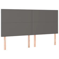 VidaXL 3116158 tête de lit et pied de lit Gris