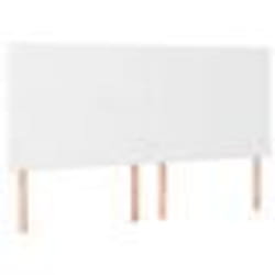 vidaXL Têtes de lit 4 pcs Blanc 100x5x78/88 cm Similicuir