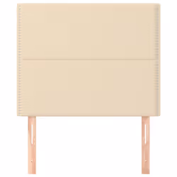 VidaXL 3116195 tête de lit et pied de lit Crème