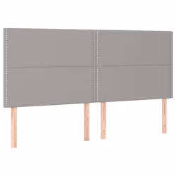 VidaXL 3116198, Gris clair, Polyester, Bois, 1600 mm, 118 cm, 128 cm, 50 mm