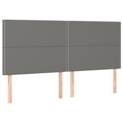 VidaXL 3116207 tête de lit et pied de lit Gris foncé