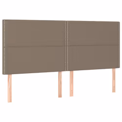VidaXL 3116210, Taupe, Polyester, Bois, 1800 mm, 118 cm, 128 cm, 50 mm