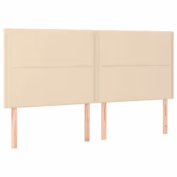VidaXL 3116219, Crème, Polyester, Bois, 2000 mm, 118 cm, 128 cm, 50 mm