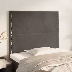 VidaXL 3116223 tête de lit et pied de lit Gris foncé