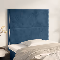 VidaXL 3116232 tête de lit et pied de lit Bleu foncé