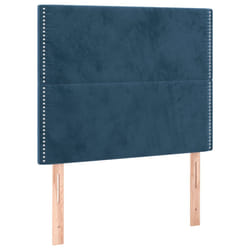 VidaXL 3116238 tête de lit et pied de lit Bleu foncé
