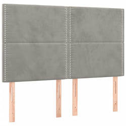 VidaXL 3116240 tête de lit et pied de lit Gris clair