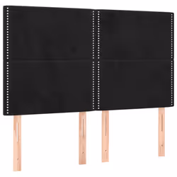 VidaXL 3116242, Noir, Polyester, Bois, 1440 mm, 118 cm, 128 cm, 50 mm