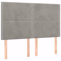 VidaXL 3116246, Gris clair, Polyester, Bois, 1600 mm, 118 cm, 128 cm, 50 mm