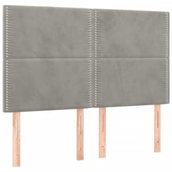 VidaXL 3116246 tête de lit et pied de lit Gris clair