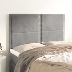 VidaXL 3116246 tête de lit et pied de lit Gris clair