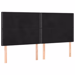 VidaXL 3116248, Noir, Polyester, Bois, 1600 mm, 118 cm, 128 cm, 50 mm