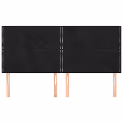 VidaXL 3116248 tête de lit et pied de lit Noir