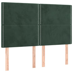 VidaXL 3116249 tête de lit et pied de lit Vert foncé