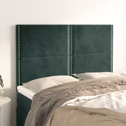 VidaXL 3116249 tête de lit et pied de lit Vert foncé