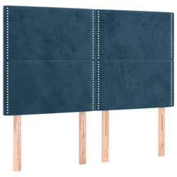 VidaXL 3116250 tête de lit et pied de lit Bleu foncé