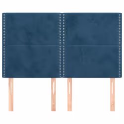 VidaXL 3116250 tête de lit et pied de lit Bleu foncé