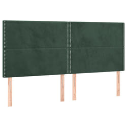 VidaXL 3116255 tête de lit et pied de lit Vert foncé