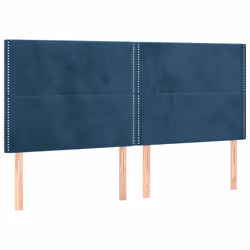 VidaXL 3116256, Bleu foncé, Polyester, Bois, 1800 mm, 118 cm, 128 cm, 50 mm
