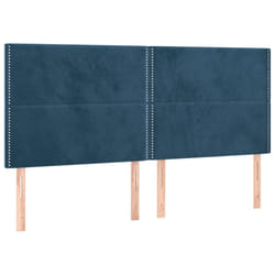 VidaXL 3116256 tête de lit et pied de lit Bleu foncé