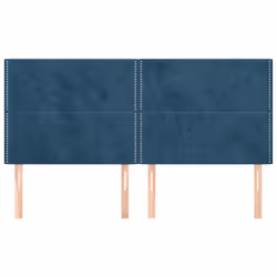 VidaXL 3116256 tête de lit et pied de lit Bleu foncé