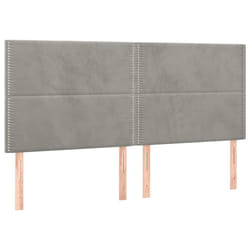 VidaXL 3116258 tête de lit et pied de lit Gris clair
