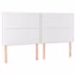 vidaXL Têtes de lit 4 pcs Blanc 80x5x78/88 cm Similicuir