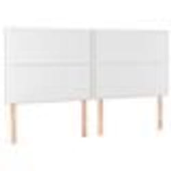 vidaXL Têtes de lit 4 pcs Blanc 80x5x78/88 cm Similicuir