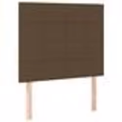 vidaXL Têtes de lit 2 pcs Marron Foncé 80x5x78/88 cm Tissu