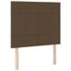 vidaXL Têtes de lit 2 pcs Marron Foncé 80x5x78/88 cm Tissu